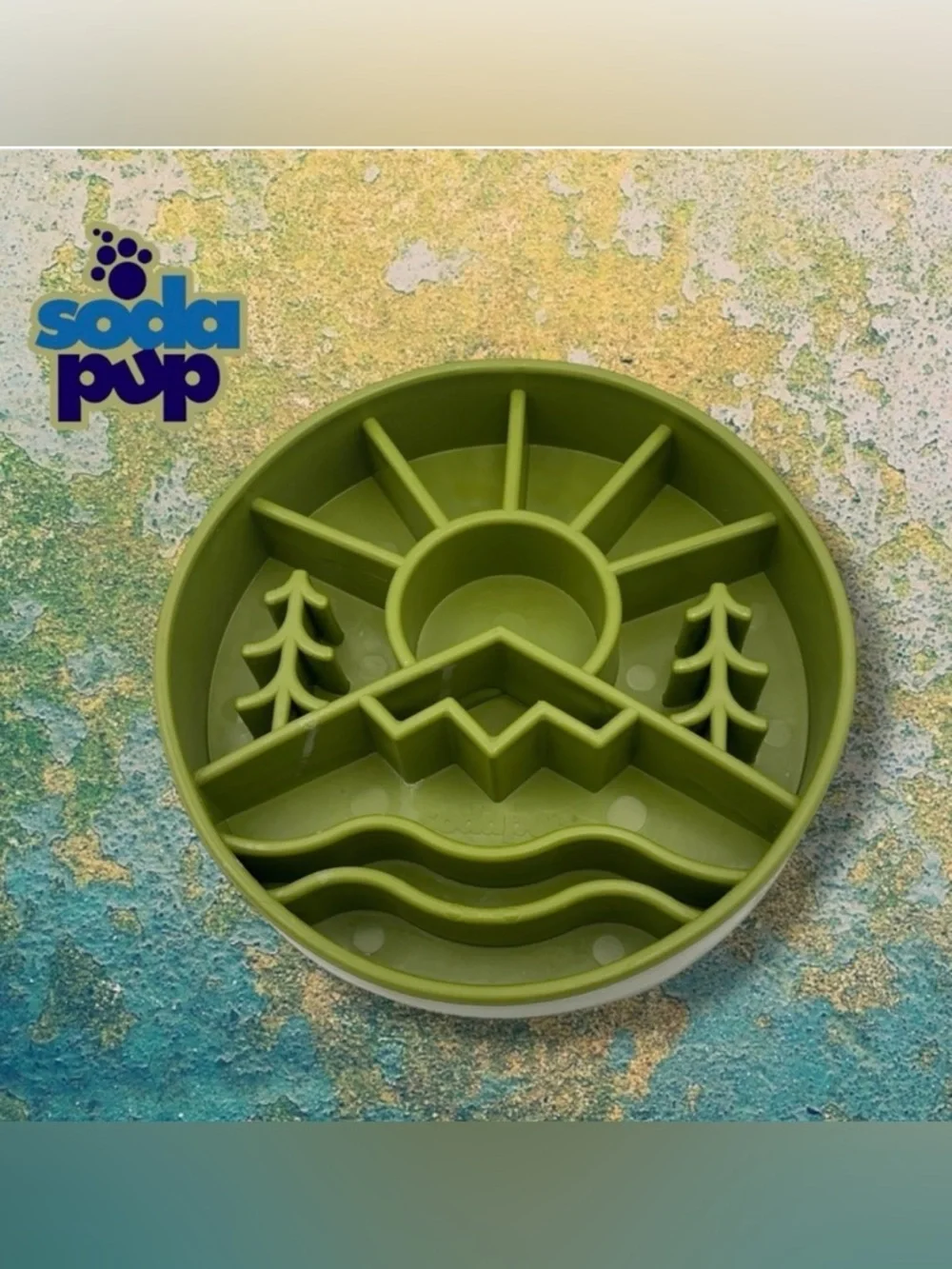 SodaPup Great Outdoors Design eBowl Enrichment Slow Feeder Bowl